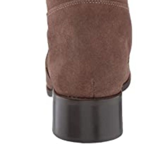 (1542) Driver Club Women's Taupe Suede Leather High Top Riding Boot Knee Size 10 - Picture 5 of 10